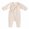 Sample Sale -  Kimono Wrap Pointelle Romper (0-3 months)