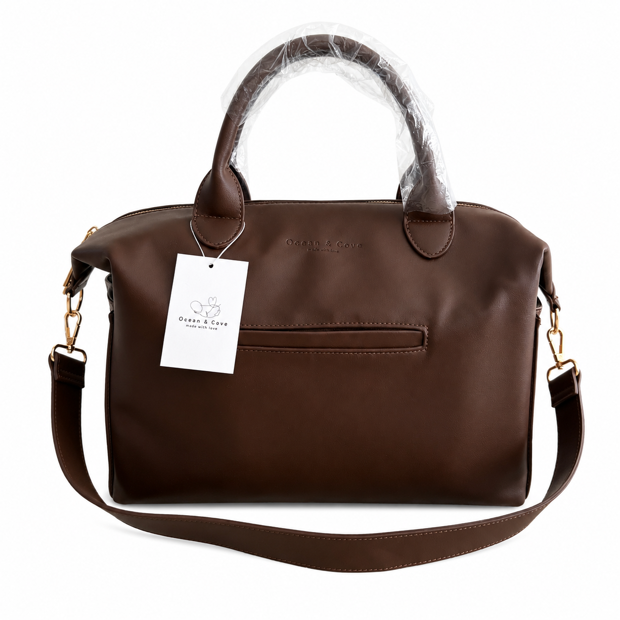 Sample Sale - Midi Chocolate Changing Bag (shoulder strap only)