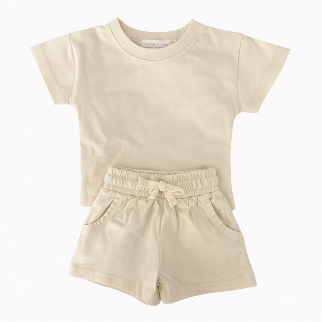 Organic Cotton Top and Shorts Set
