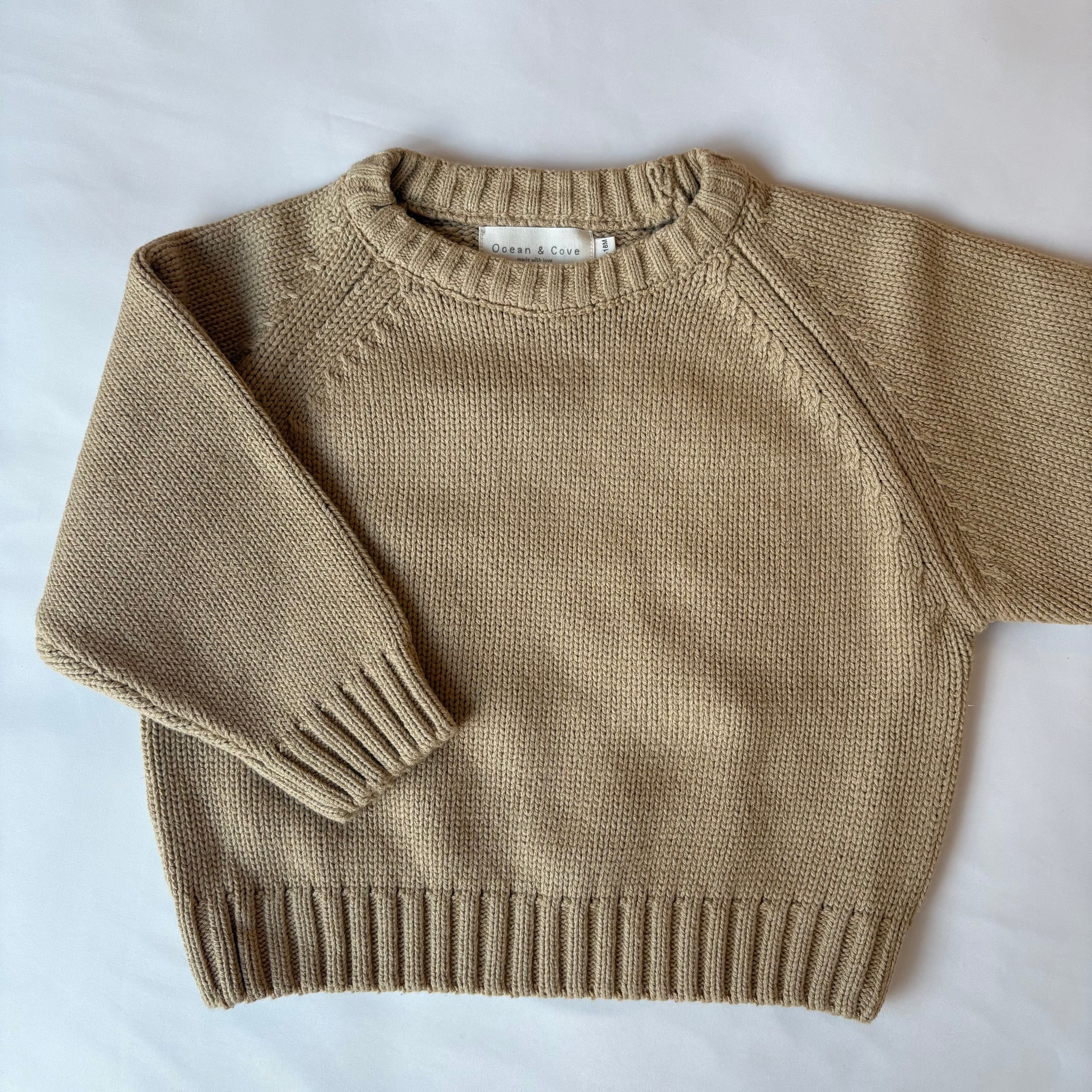 Crewneck Chunky Knitted Jumper