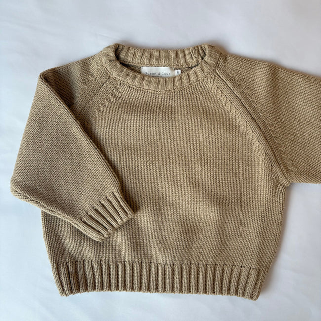 Crewneck Chunky Knitted Jumper