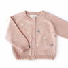Baby Pink Embroidered Cardigan