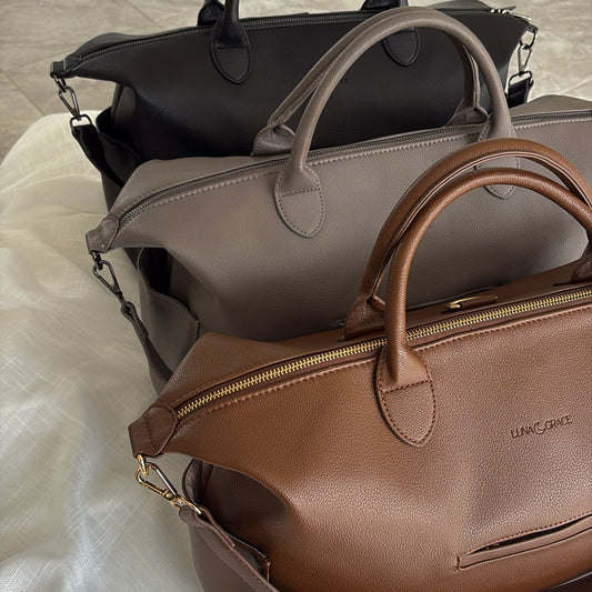 Luna Grace Vegan Leather Nappy Baby Changing Bag
