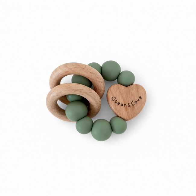 Baby Silicone Heart Teethers