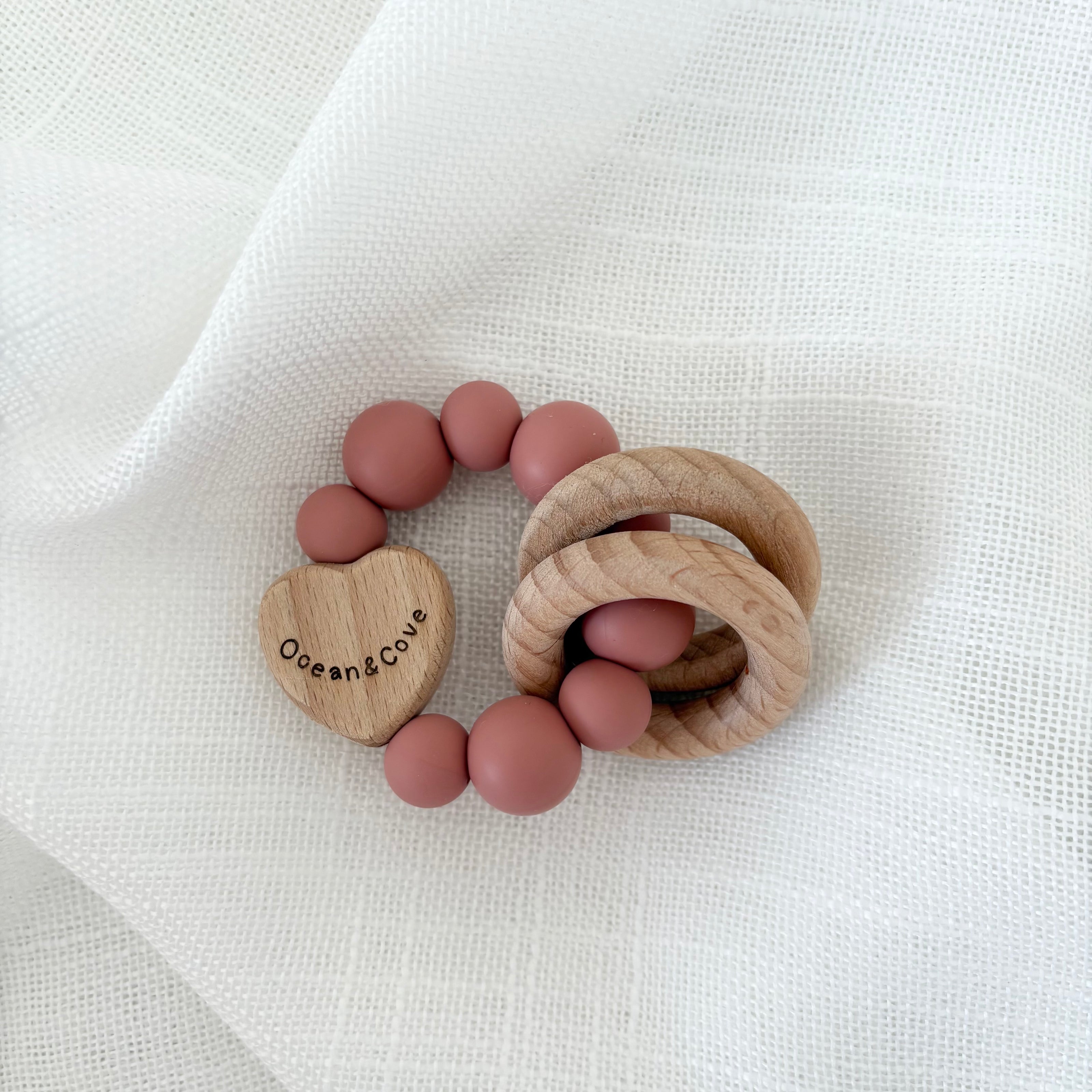 Baby Silicone Heart Teethers