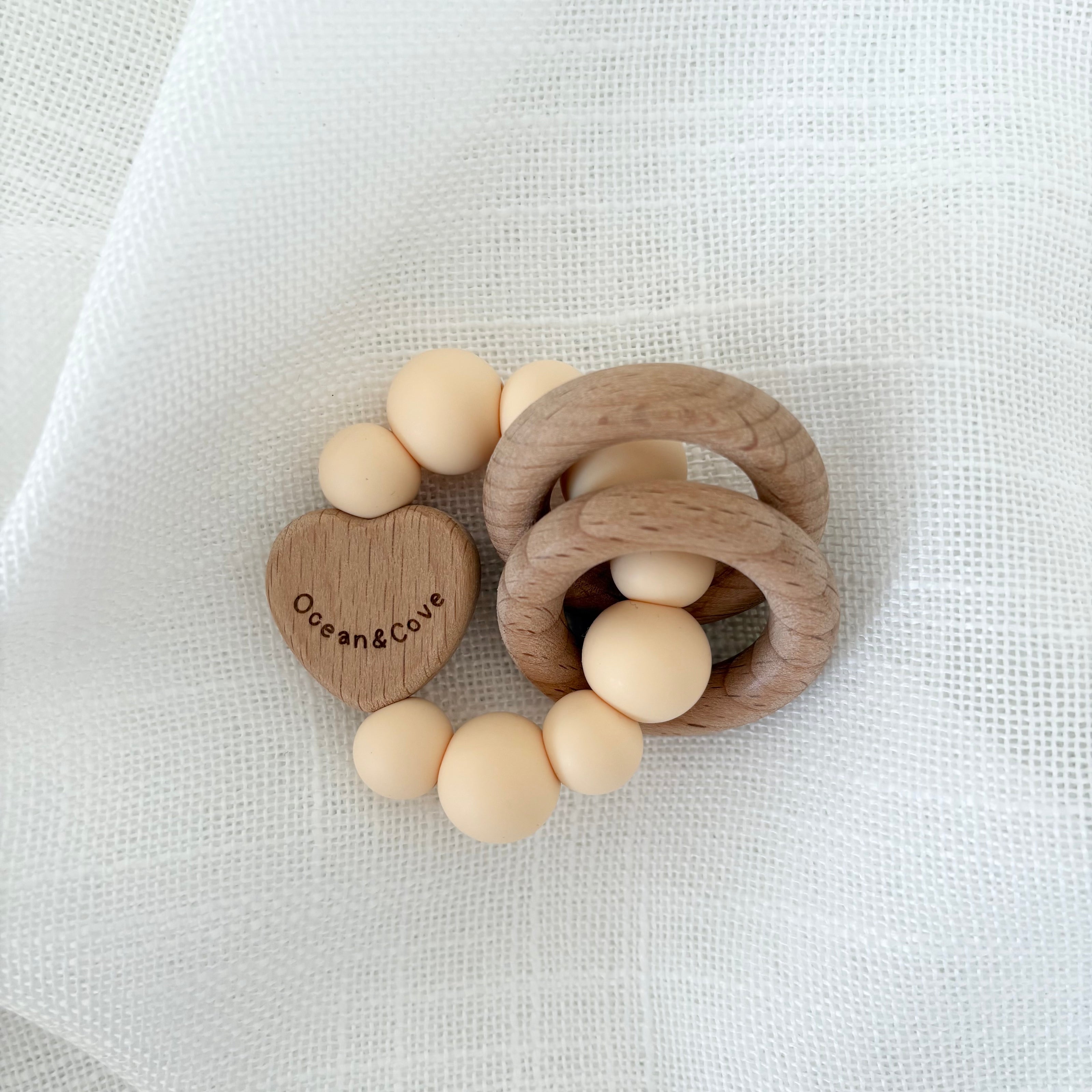 Baby Silicone Heart Teethers