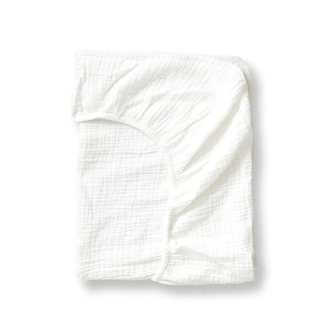 Organic Cotton Muslin Fitted Sheets (Pack of 2)