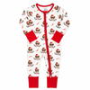 Sample - Christmas Teddy Sleepsuit 6-12 months