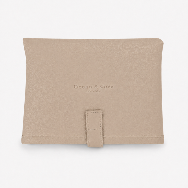 Pebbled Vegan Leather Travel Changing Mat