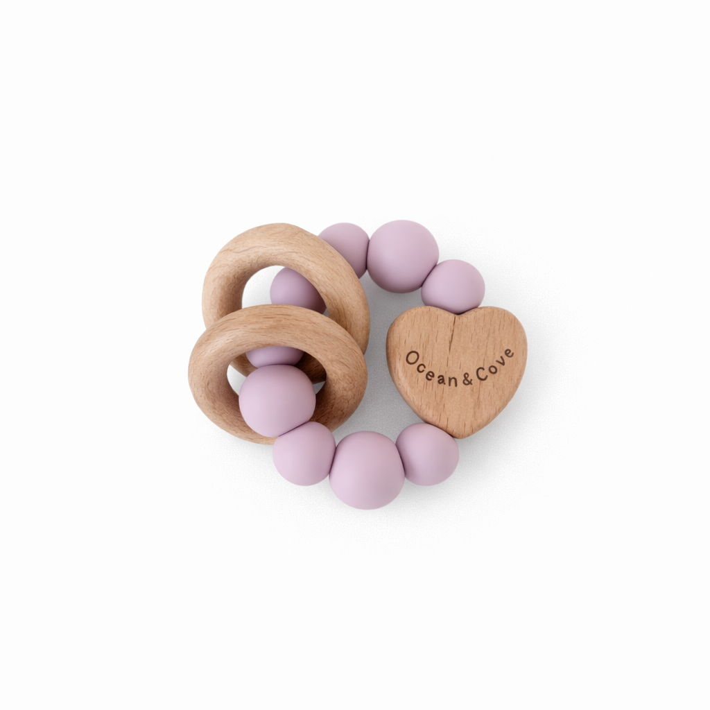 Baby Silicone Heart Teethers