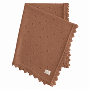 Organic Cotton Pointelle Baby Blanket