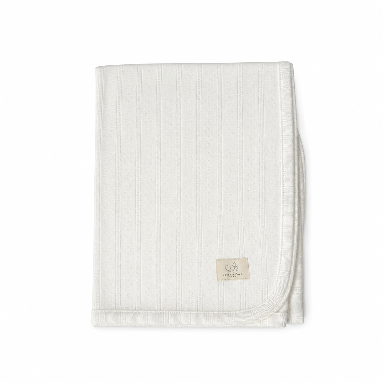 Organic Cotton Breathable Pointelle Baby Blanket