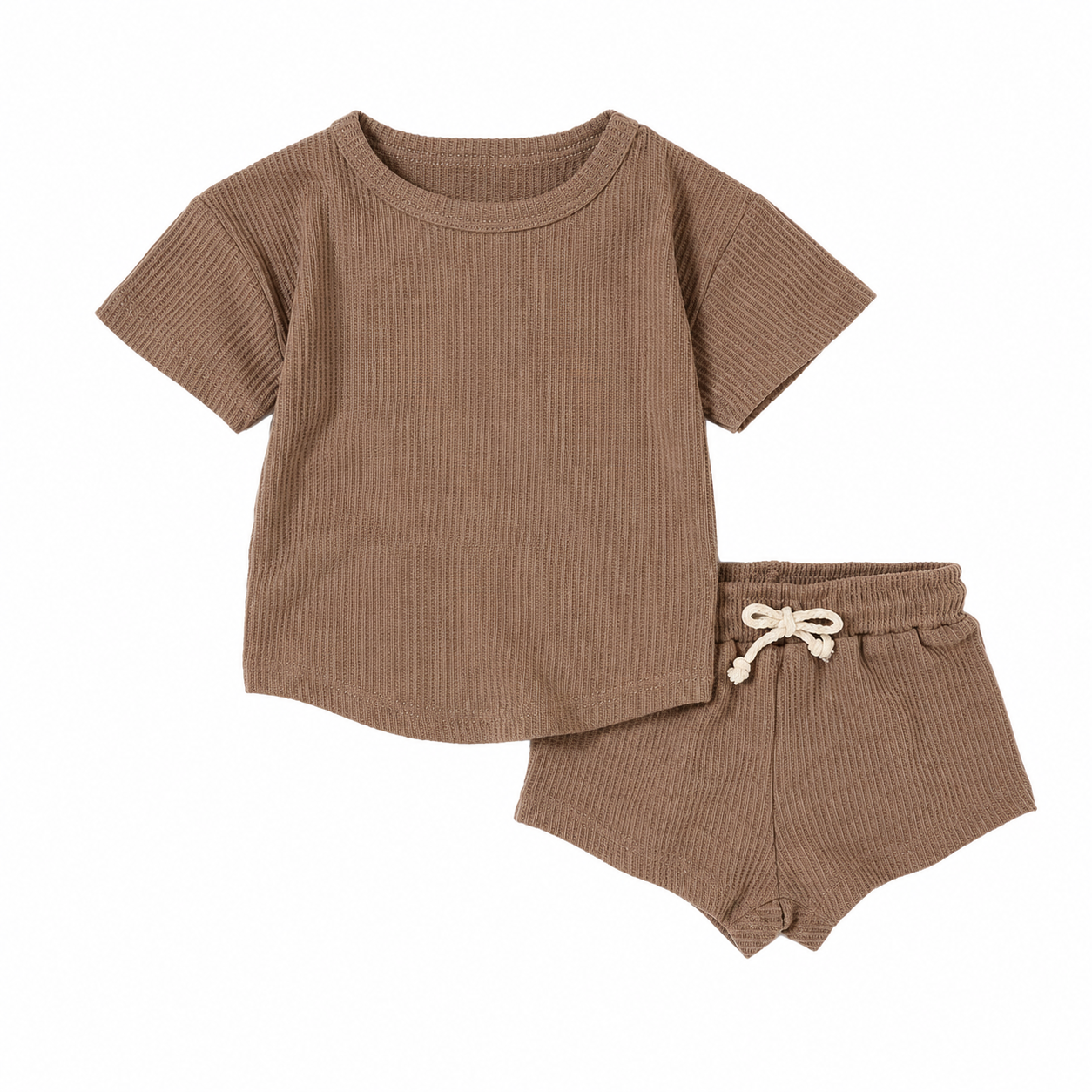 Sample Sale - Waffle Top and Shorts Set