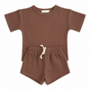 Waffle Top and Shorts Set
