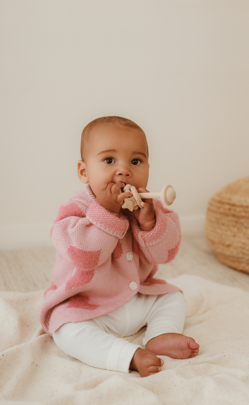 Baby Silicone Star Rattle Teether