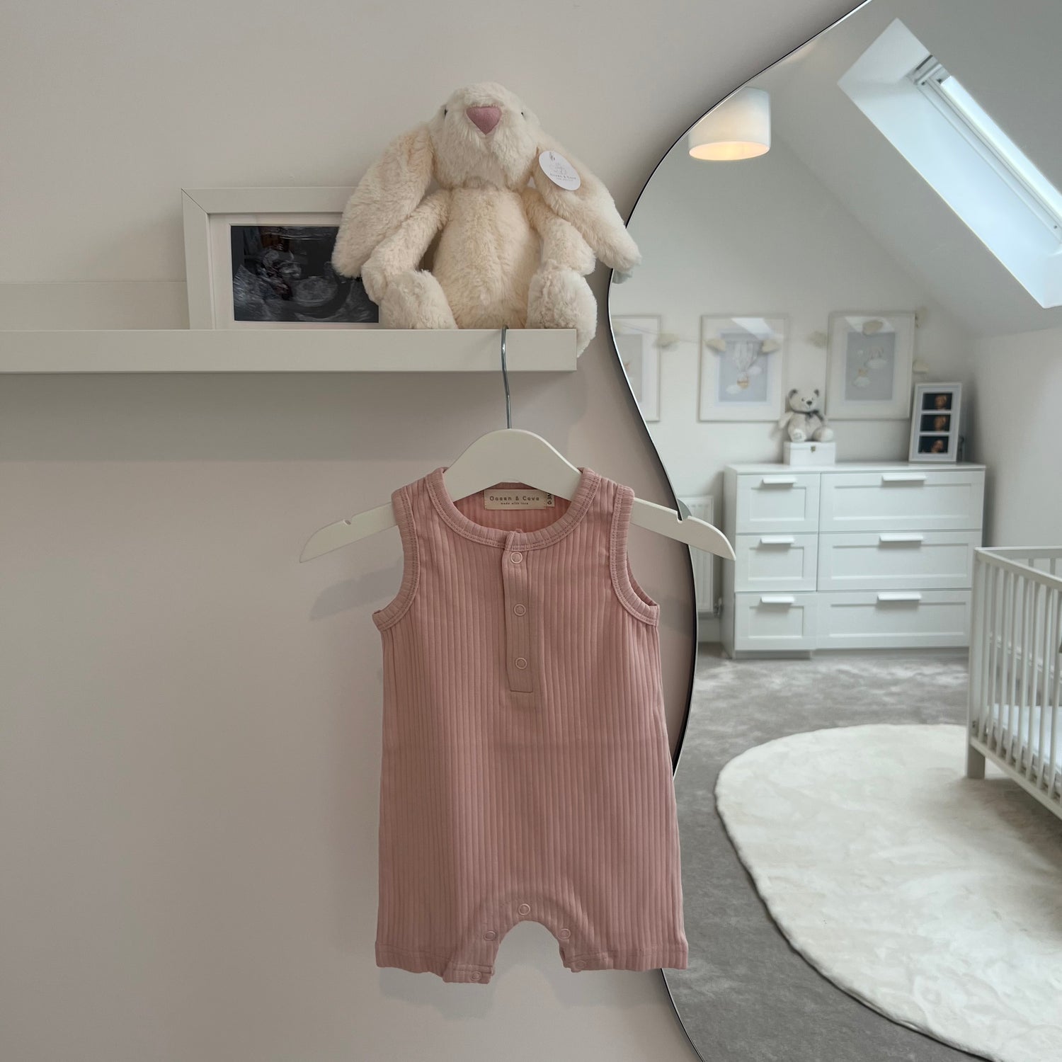Sleeveless Romper Baby Pink 1 